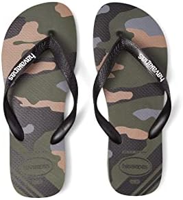 Havaianas Men's Top Camo Sandal - Bold Print Flip Flops - Moss, 11/12