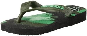 Havaianas Men's Top Rubber Logo Filete Flip Flops